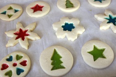 Baking stained-glass cookies