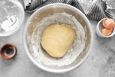 Knead dough until it resembles clay