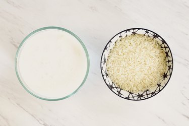 Coconut rice ingredients