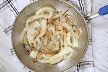 Cook onions