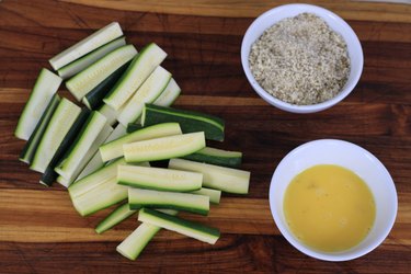 ingredients for zucchini fries