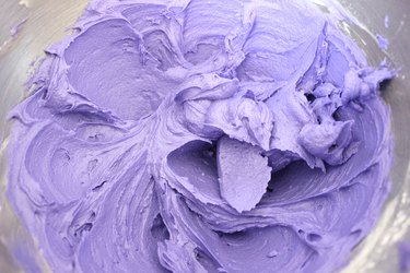 purple frosting