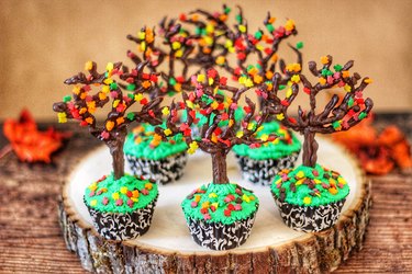 tree cupcakes