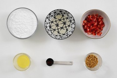 Ingredients for champagne glaze