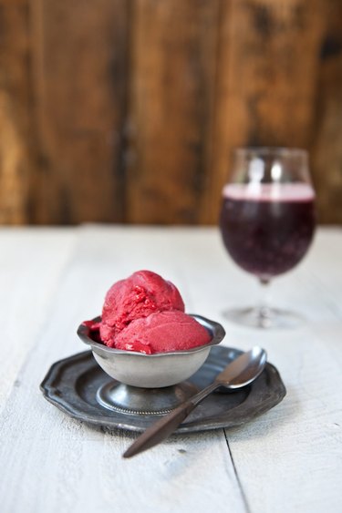 Raspberry Lambic Sorbet Recipe